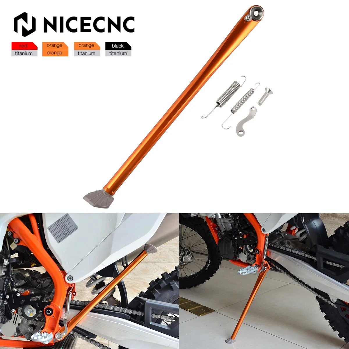 For KTM EXC 300 2023 Sidestand Kick Stand XCF-W 500 EXC-F 450 Six Days SX-F 450 XC-F 350 XC-W 250 TPi XC 150 SX 125 2017-2022