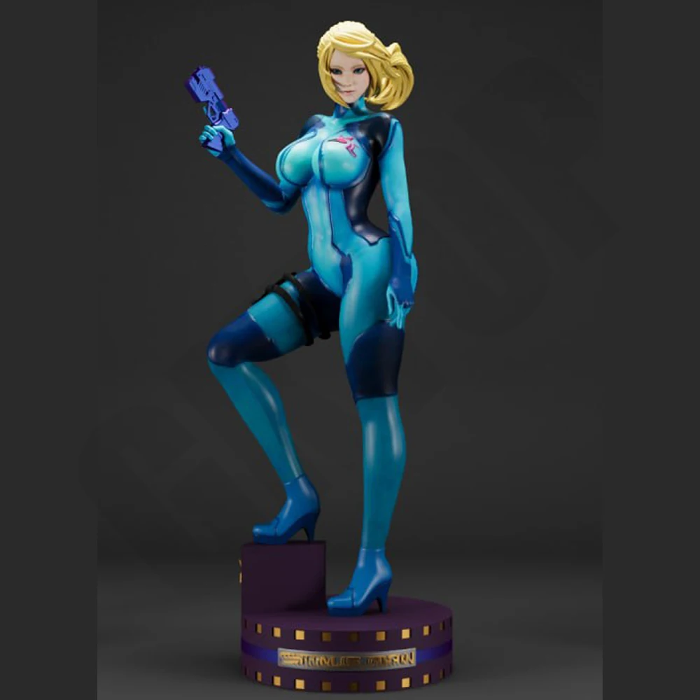 

1/24 Galaxy Female Warrior3D Print Fantasy Human Figure Resin Model Figure Toy Miniature Reduction Statue Unpainted Grey Effigy