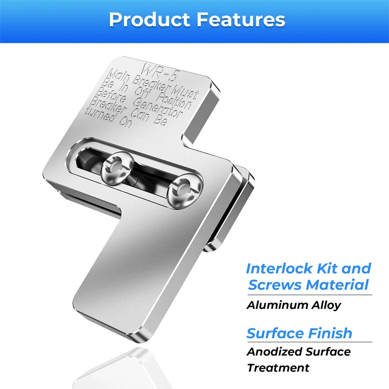 

For use in accordance of article 702 of the national electrical code Generator Interlock Kit , Siemens 100 Amp Panel Murray 100