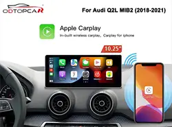 Per Audi Q2 SQ2 MIB2 Android 12 Sistema Multimediale Touch Screen da 10.25 pollici Unità Principale Carplay Android Auto MirrorLink Navigazione