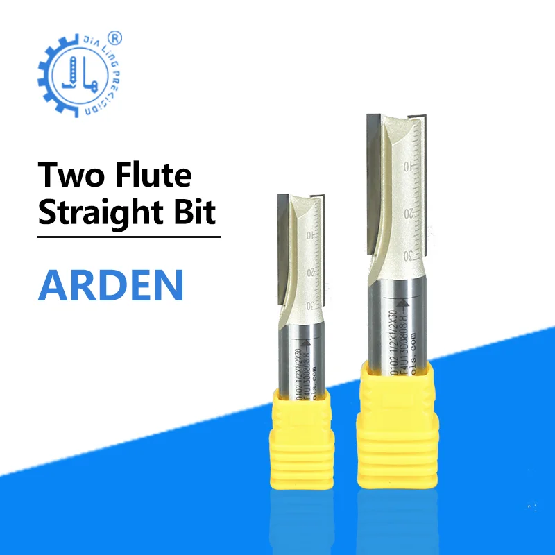 Arden Bakelite Milling Cutter Engraving Machine Slotting Double Edge Straight Cutter 0114 Trimming Machine