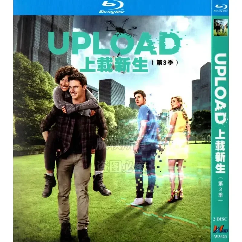 

Upload Season 1-3 American Sci-Fi Comedy Thriller TV Series BD Blu-ray High Definition 5 Disc Set