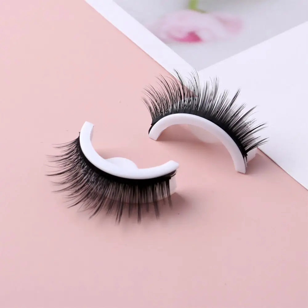 Reusable Self-Adhesive Eyelashes No Need Glue Quick to Wear