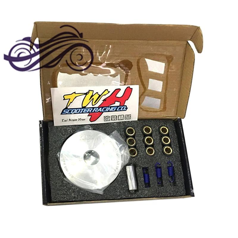 TWH High Performance Variator Kit With Roller Weight Drive Pulley For Yamaha jog 50 zr 1pe40qmb 2 Stroke Motor Scooter minaelli