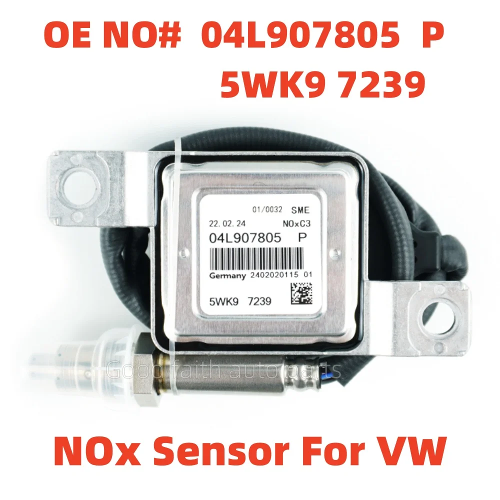 04L907805P 5WK97239 Original New Nitrogen Oxide Sensor Nox Sensor For VW Tiguan Caddy 2.0TDI AUDI A3 Sportback A4 Avant A5 A6 A7