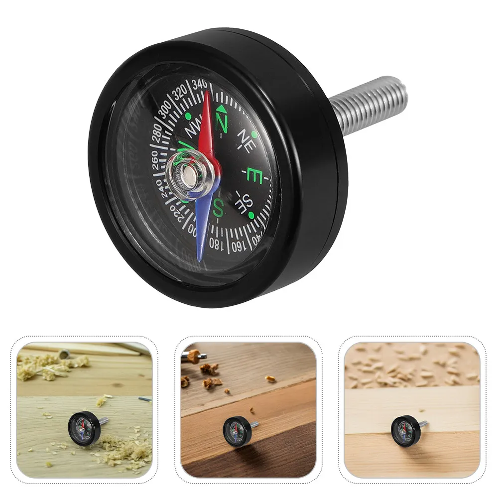 

2 Sets Mountain Bike Compass Portable Handlebar Mounted Navigation Compass M6x35 Thread Accurate Compact Cycling Accessory