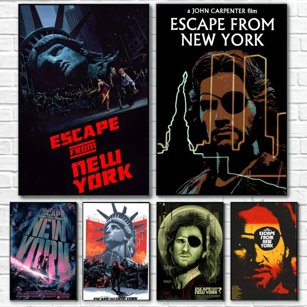 Dystopian Action Movies E-Escape from New York Poster Art poster movie mural family childrens room wall decoration print Gift
