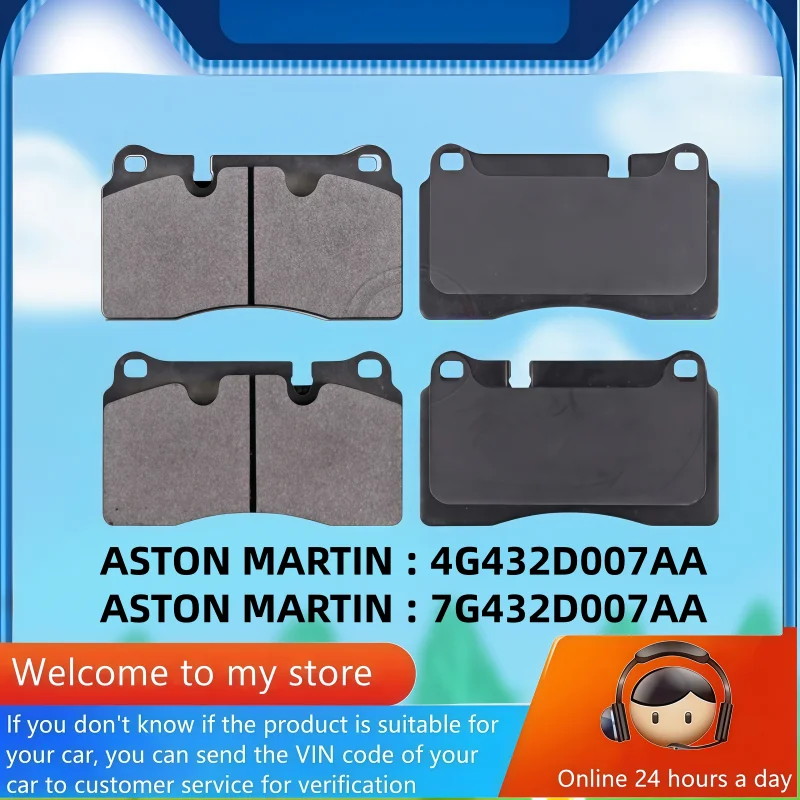 for-aston-martin-db9-v8-front-brake-pads-4g432d007aa-7g432d007aa-auto-parts-22012