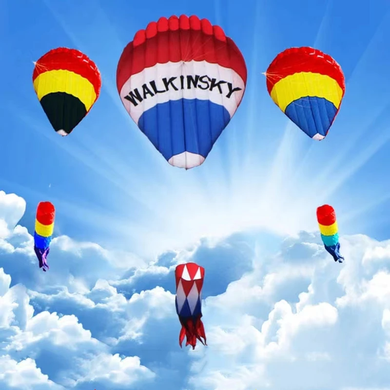 Large inflatable kite hot air balloon kite flying for adults professional kites windsock inflatable show kite outdoor games koi