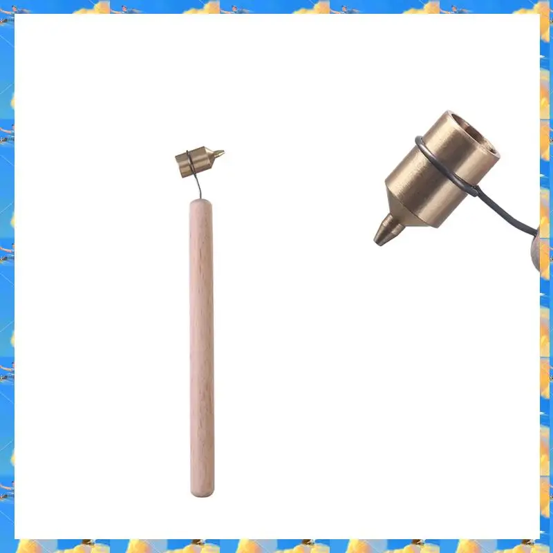 FTS Slanting Fine Line Paint Pen Set 0.7/0.5/0.4Mm Heavy Fine Brass Tip Kistka Wax Pen Decorating Kit Pysanky Kistka Tool Durabl