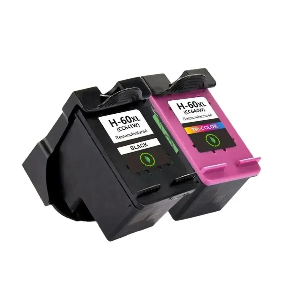 

60XL 60XL Премиум восстановленный цветной картридж для принтера HP Deskjet D2545 D2560 D2680 F2430 F4435