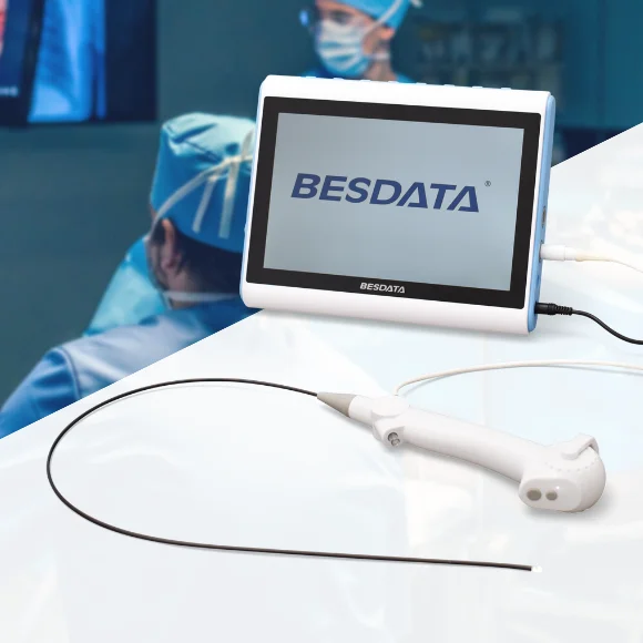 

Урологическая эндоскопическая система BESDATA медицинская Урология гибкий уретероскоп для каменных корзин Урология с 10-дюймовым дисплеем