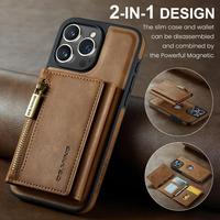 Phone Case Wallet  for IPhone 15 Pro Max Plus for IPhone  11 12 13 15 14 Plus Pro Max Card Holder & Powerful Mag Safe Charging