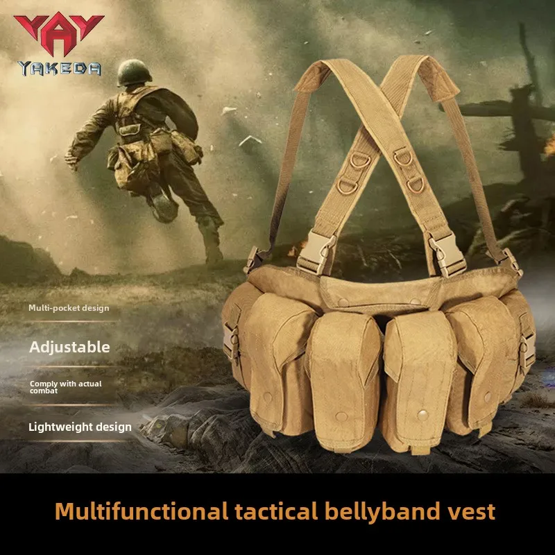 

YAKEDA outdoor riding vest special forces lightweight training equipment AK belly pocket tactical vest vt-1071 series