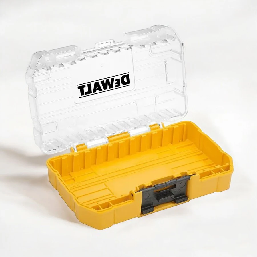 Imagem -05 - Dewalt Dt70801 Original Resistente Case de Armazenamento Tampa Transparente Bandeja Removível Empilhamento Parafusos de Armazenamento Bits Acessório Titular