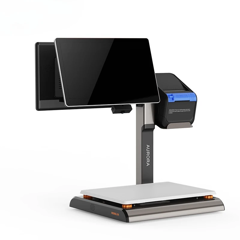 

digital diode display scale tare function unlined label printer artificial intelligence identification supermarket