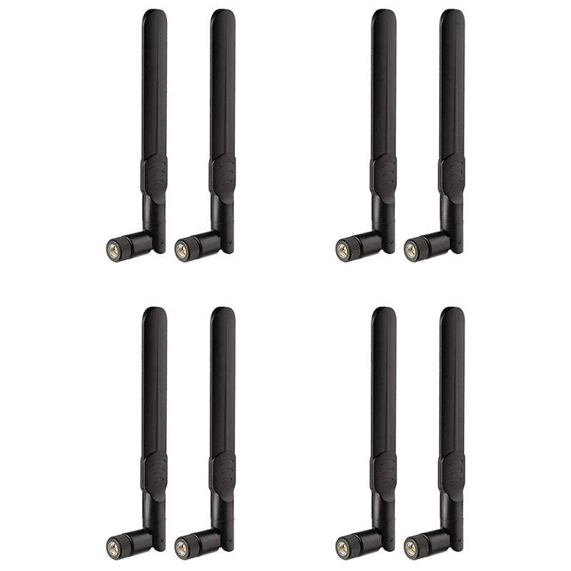 

4G LTE Antenna 8Dbi SMA Plug Antenna (8 Pieces) Compatible 4G LTE Router Gateway Home Telephone Hotspot Modem Router