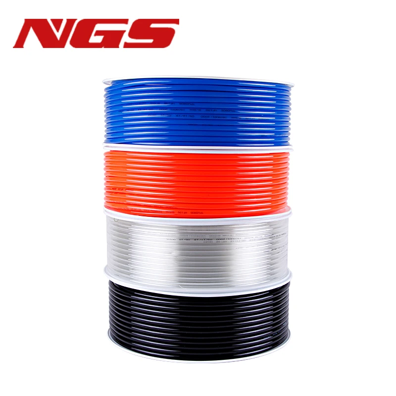 10M Polyurethane PU Tubing Compressed Air Hose For Compressor Pneumatic Tube Gas Pipe Line 4mm 6mm 8mm 10mm 12mm Fitting