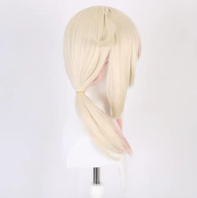 Klee New Skin Cosplay Wig Fiber synthetic wig Game Genshin Impact Cosplay Wig Milk yellow mixed powder orange short hair