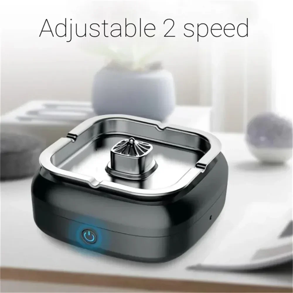 Ashtray Anti-Odor and Anti-Smoke Metal Clean Air Electric Ashtray Smokeless Usb Smell Proof Air Purifier Smoke Vacuum Cleaner