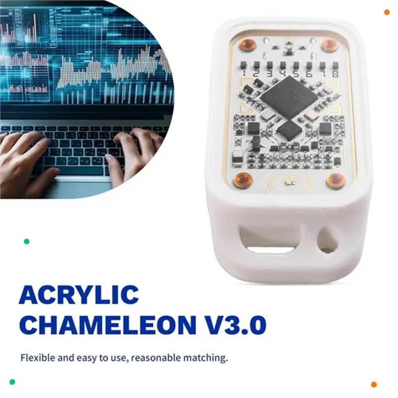 Chameleon V3.0 RFID Smart Chip Reader +2Xuid Keychain+2Xcuid Keychain-Y41A