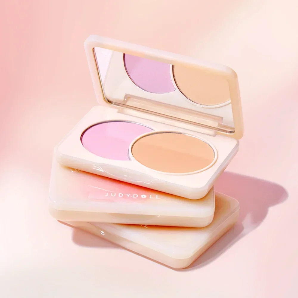 

JUDYDOLL Dual-color Combination Blush Palette Nude Makeup Blusher Long-lasting Natural Brighten Skin Tone Korea Makeup Cosmetics