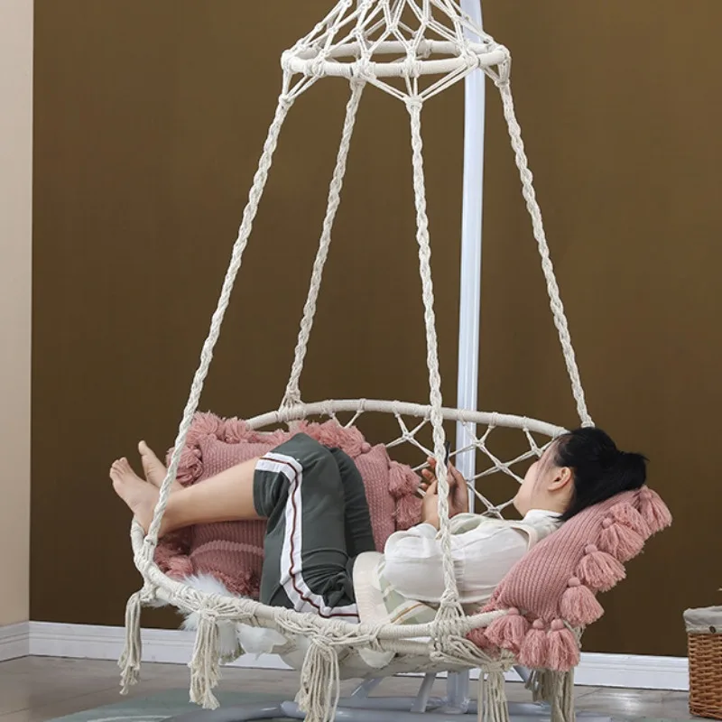Adult hanging chair, indoor bedroom small sofa, princess rocking chair, hanging basket, hammock, swing, home