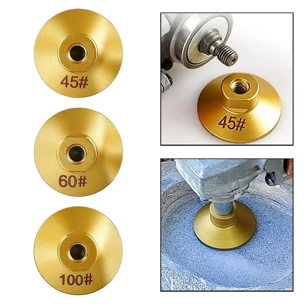 

1Pcs Marble Quartz Granite Cobblestone Grind Brazed Grinding Head Abrasive Dry or Wet Use Angle Grinder Grinding Disc