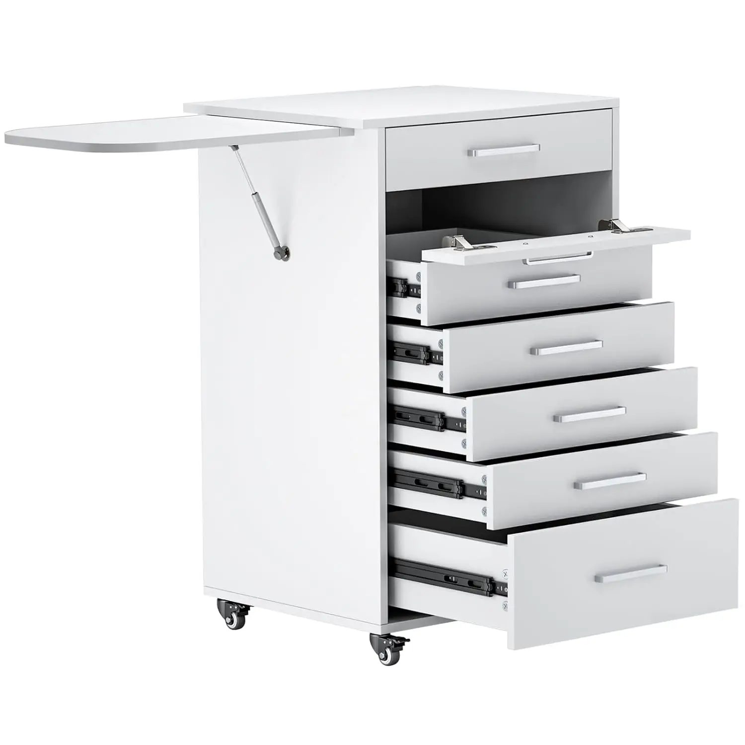 

Professional Medical Cart with 150 lbs Capacity – Adjustable Height Rolling Trolley for Hospital, Dental Clinic,, Customized
