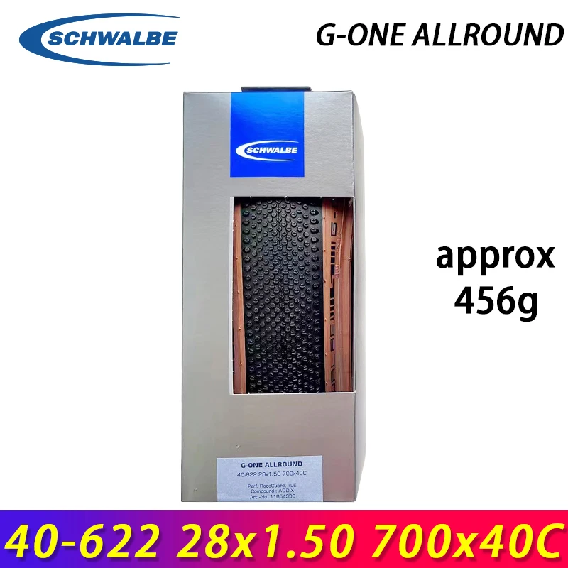 SCHWALBE Original G-ONE ALLROUND 700x35c/40c/45c Tubeless Folding