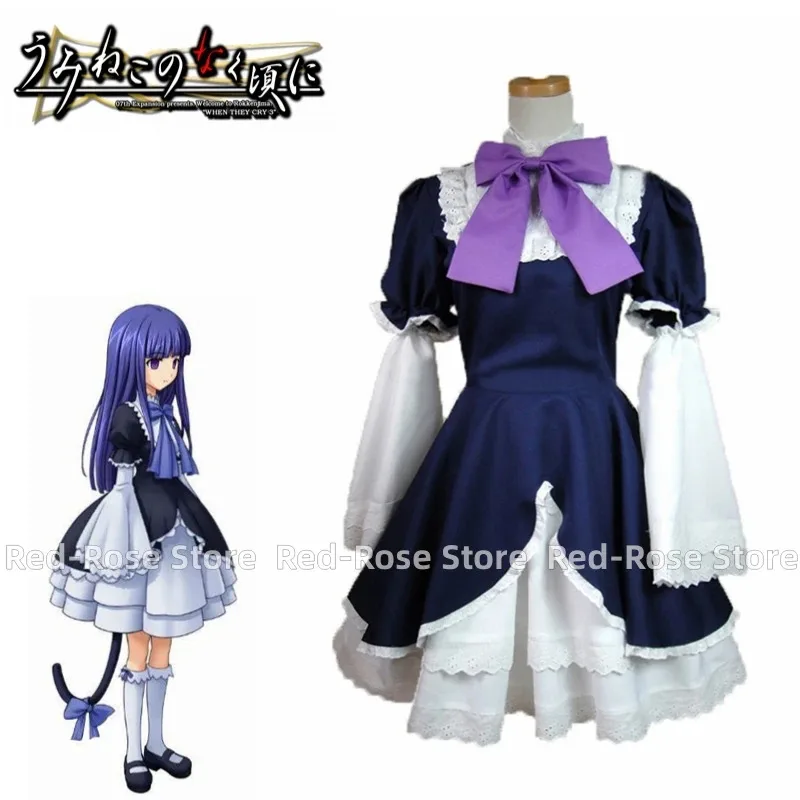 

Umineko no Naku Koro ni Bernkastel Cosplay Costume Custom Made 11