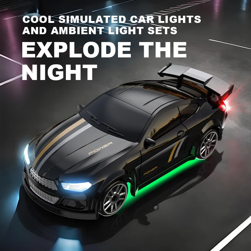 1/64 schaal Drift RC auto - 2,4 GHz desktop mini-racemodel met ESP, 4WD afstandsbedieningsvoertuig, speelgoed voor volwassenen en kinderen, ideale Gi