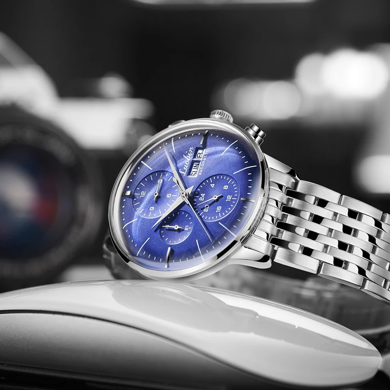 42mm Classic Fashion Automatic Mechanical Watch Calendar Luminous Waterproof Stainless Steel Selfwinding Mens Watch Luxury Watch