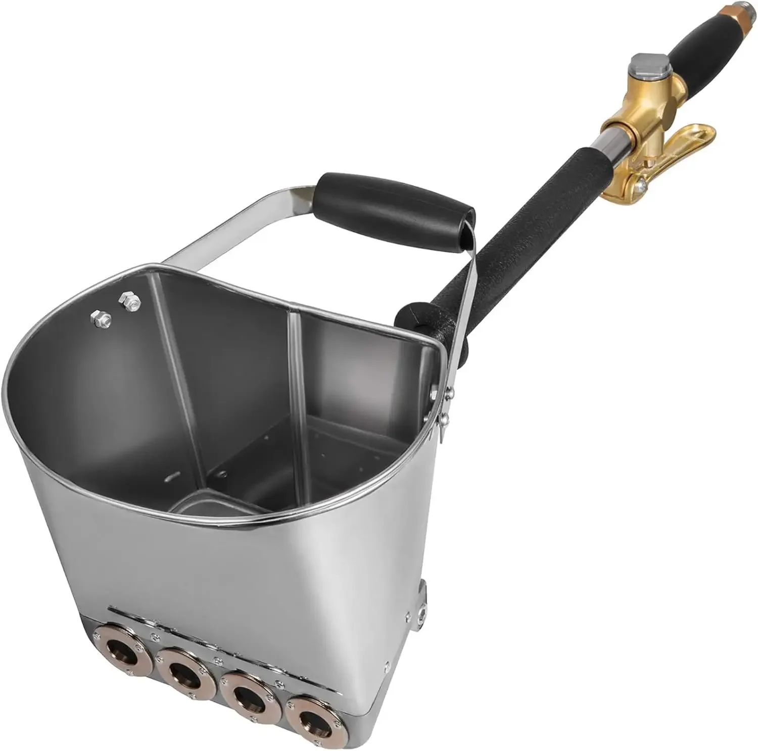 4 Jet 3Hp ปูนปั้น Sprayer Plaster Sprayer ซีเมนต์ปูนสเปรย์ปืน Hopper สีผนังสเปรย์ปืนผนังภาพวาดคอนกรีตเครื่องมือคู่มือ