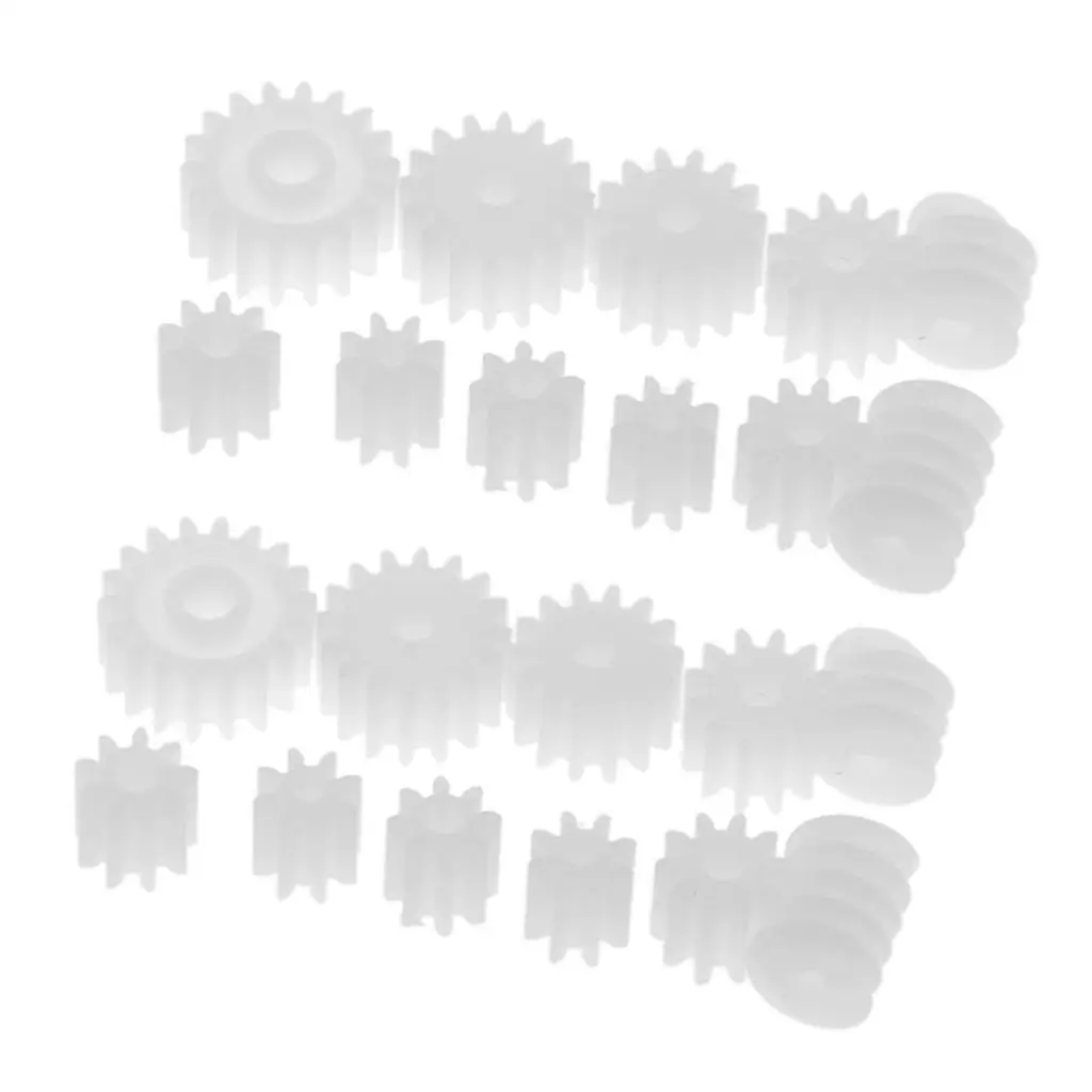 Ensemble d'engrenages en plastique universel pour les pièces et accessoires de crawler RC, la fabrication de modèles de robots et de véhicules jouets