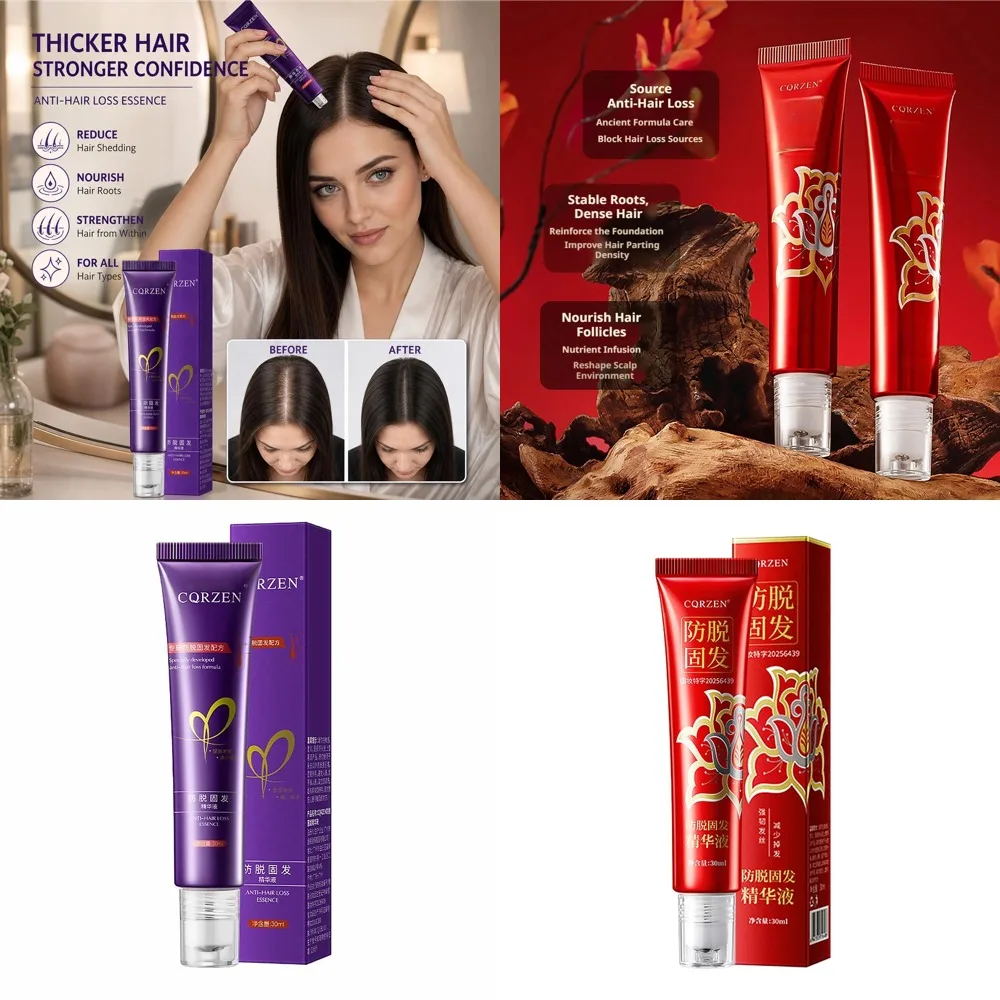 Hair Growth Serum 7 Days Fast Regrowth Essential Capsule Anti Hair loss Baldness Repair Damaged Scalp Treatment For Women Men