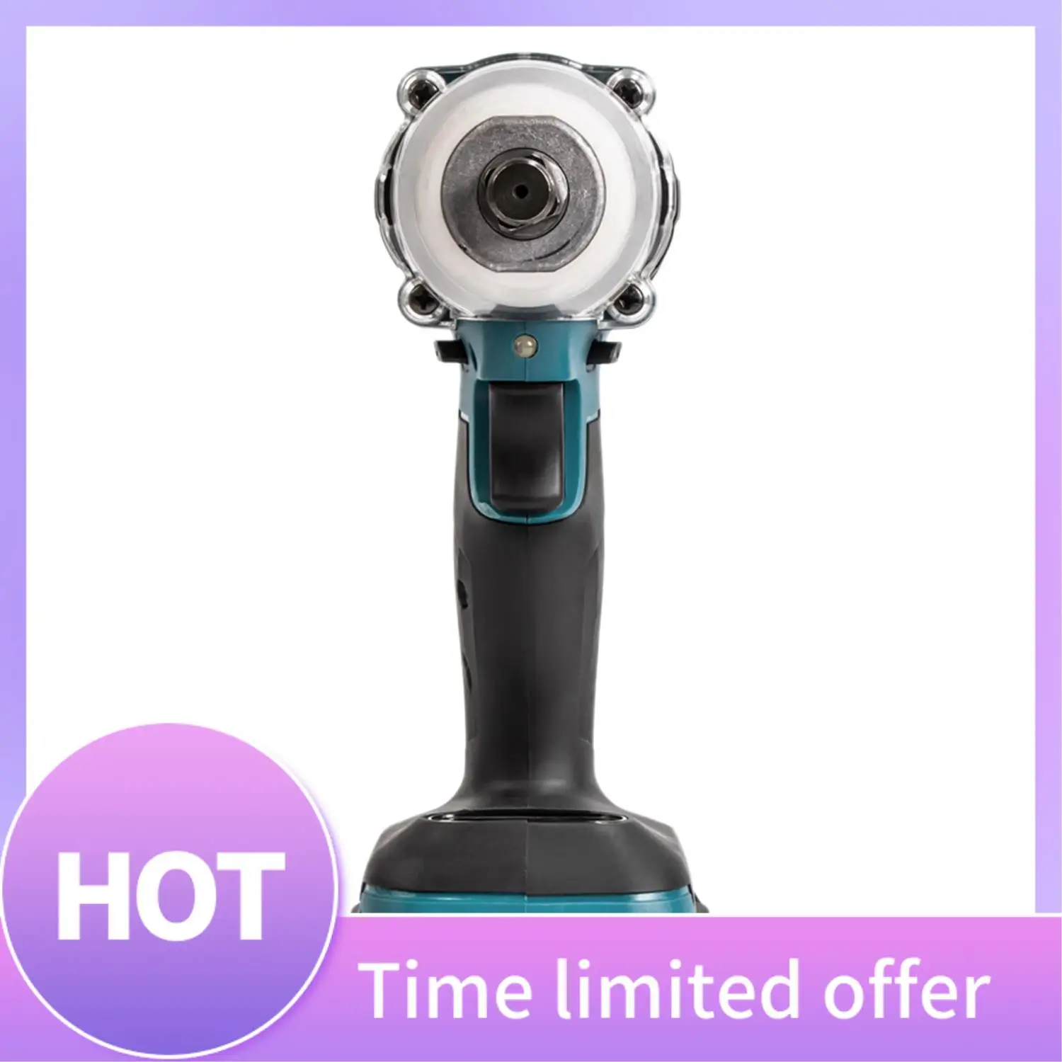 

B69C Electric Brushless Impact Wrench Rechargeable 1/2 Socket Wrench Cordless Without Battery For 18V Battery