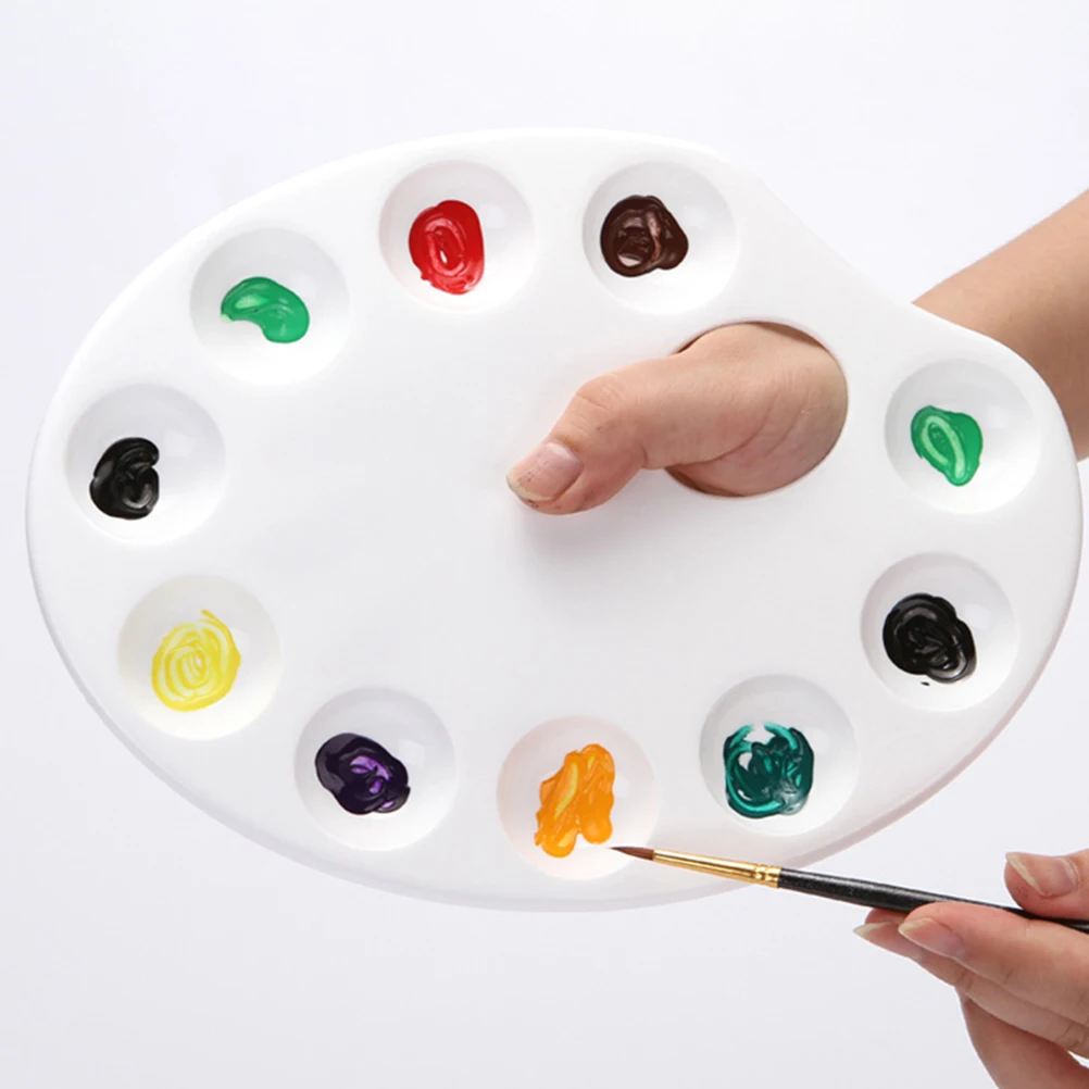 

1 Set Of Portable Watercolor Oil Painting Brush Set With Storage Bag For Kids Art Drawing Craft Nylon Hair Wooden Handle Tools