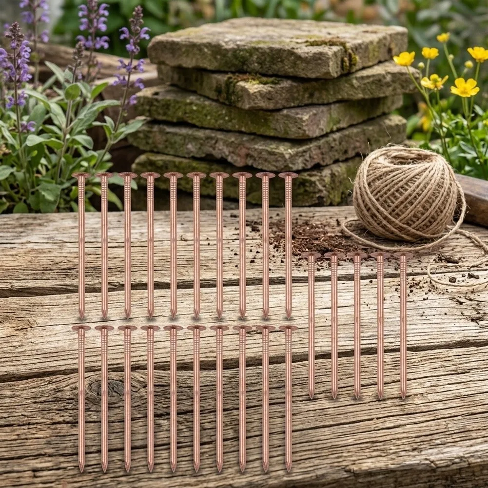3 inch Solid Copper Nails for Stump For Killing and for root Control in Outdoor Tree Management and Ground Maintenance