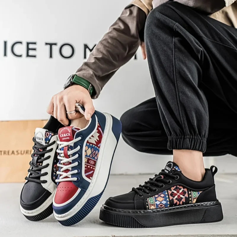 Men Casual Shoes 2025 New Spring Casual Sports Shoe Luxury Comfortable Trend Men\'s Board Shoes fashionble Sneaker Male Footwear