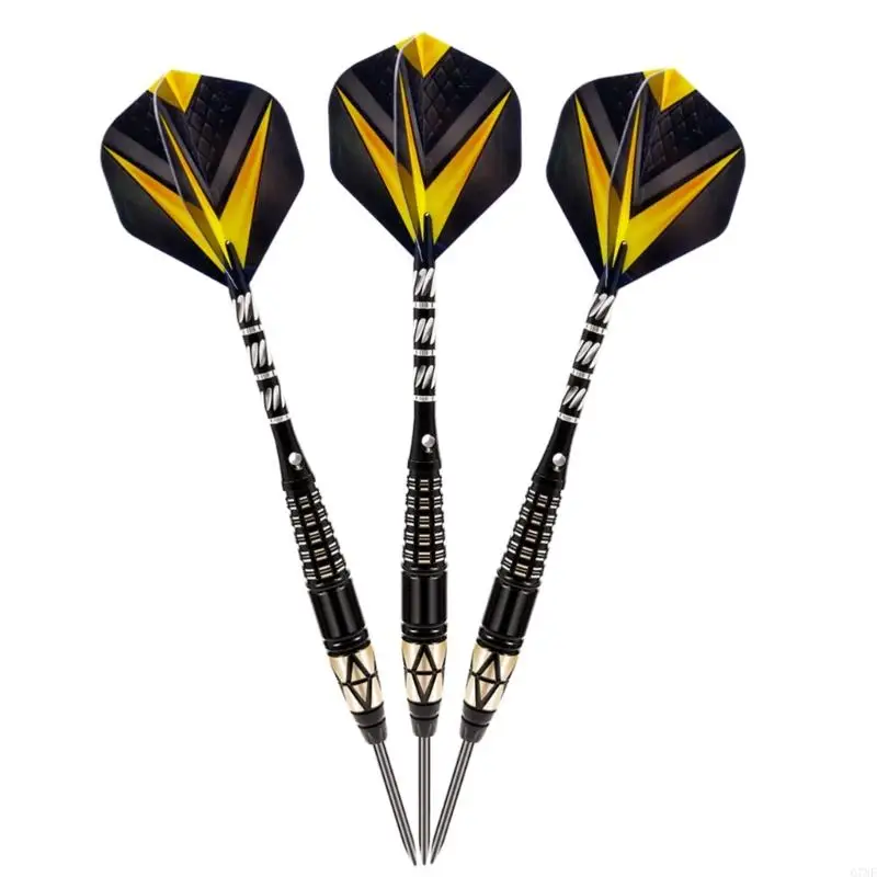 G7NF Darts Metal Tip Set Metal Tip Darts com eixos alumínio, barris latão Caixa dardos