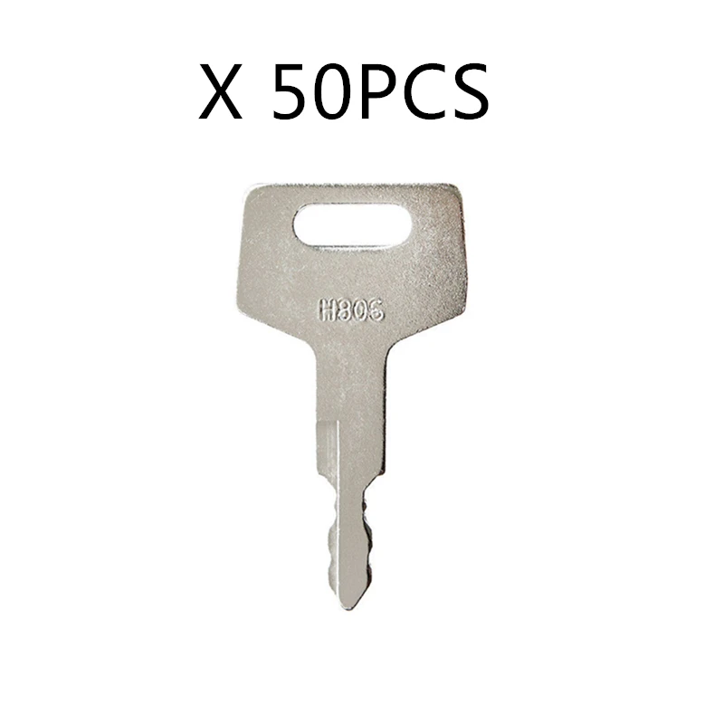 50 Pcs H806 Key For Takeuchi New Holland Excavator Case Gehl Track Skid Steer Loader BU1698X2