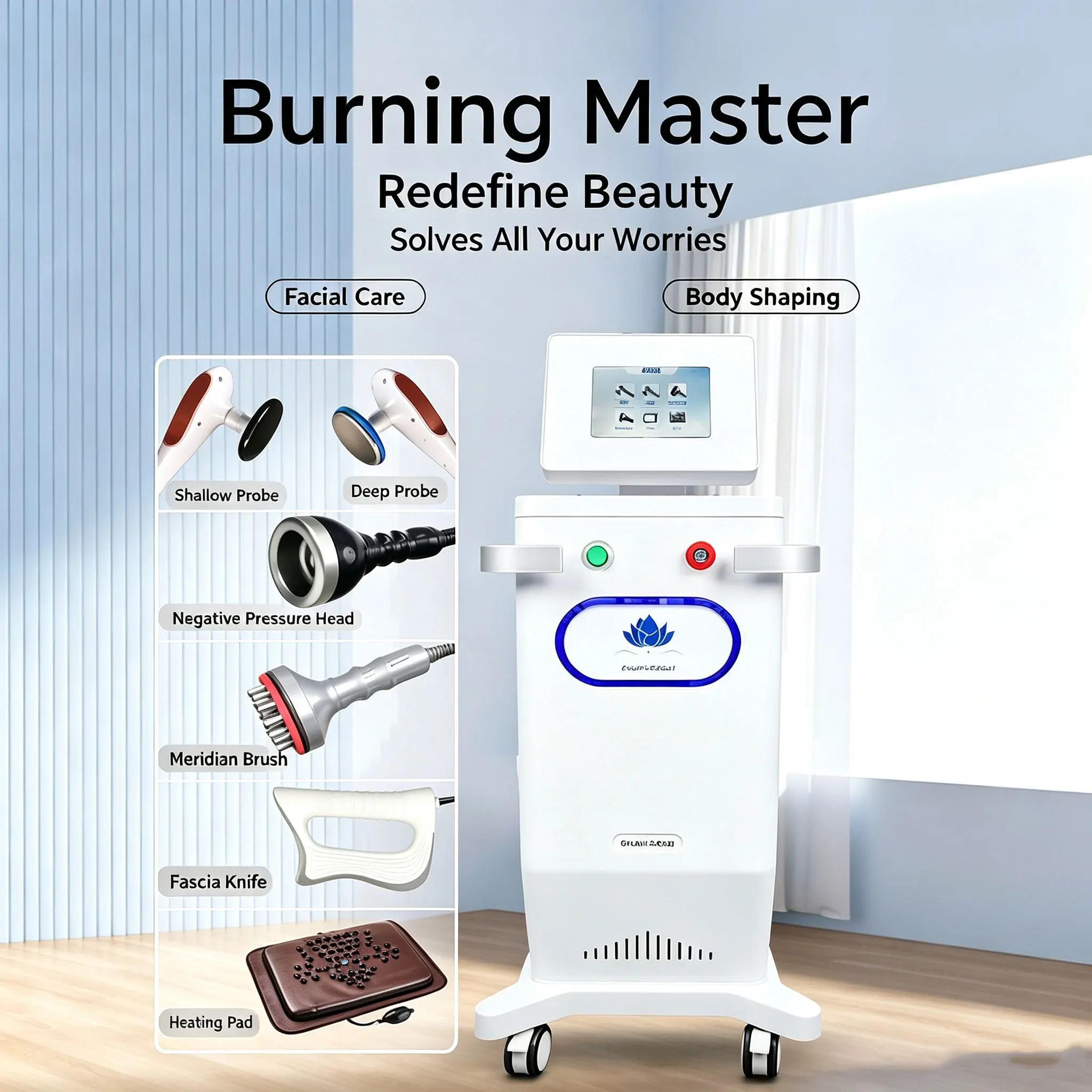 Thermal Energy Master 448K Temperature Control Instrument, Fever Master 45 Degree Instrument, Shaping and Health Preservation De
