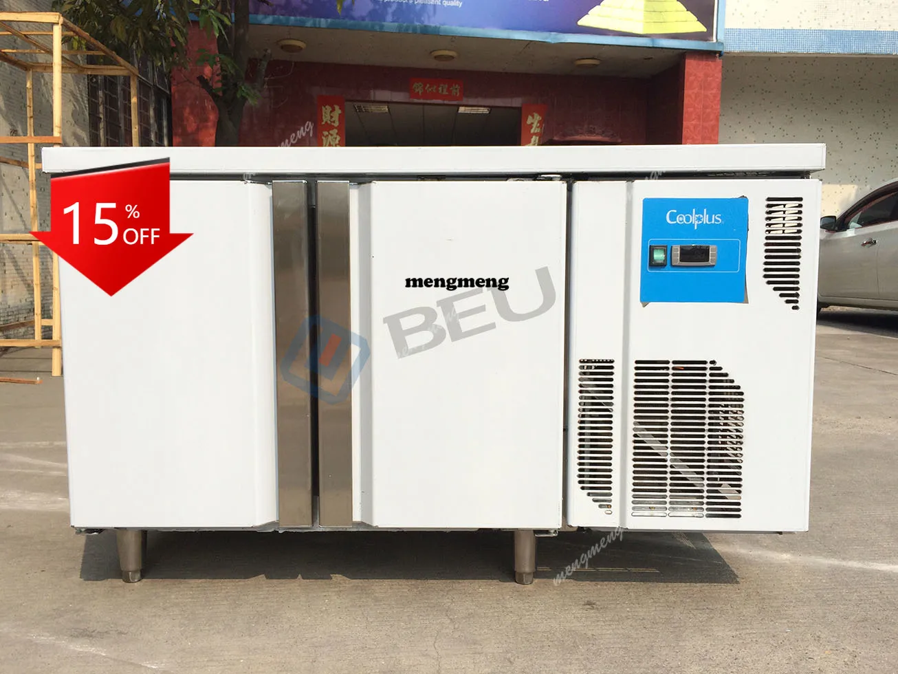 E132 Commercial Kitchen Equipment Stainless Steel Worktable Air Cooler Single-Temperature Refrigeration Equipment
