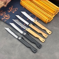 5 Styles Higonokami Japanese Folding Knife Portable Hiking Pocket Knife Sharp EDC Camping Fruit Knife Outdoor Knife Forged Blade