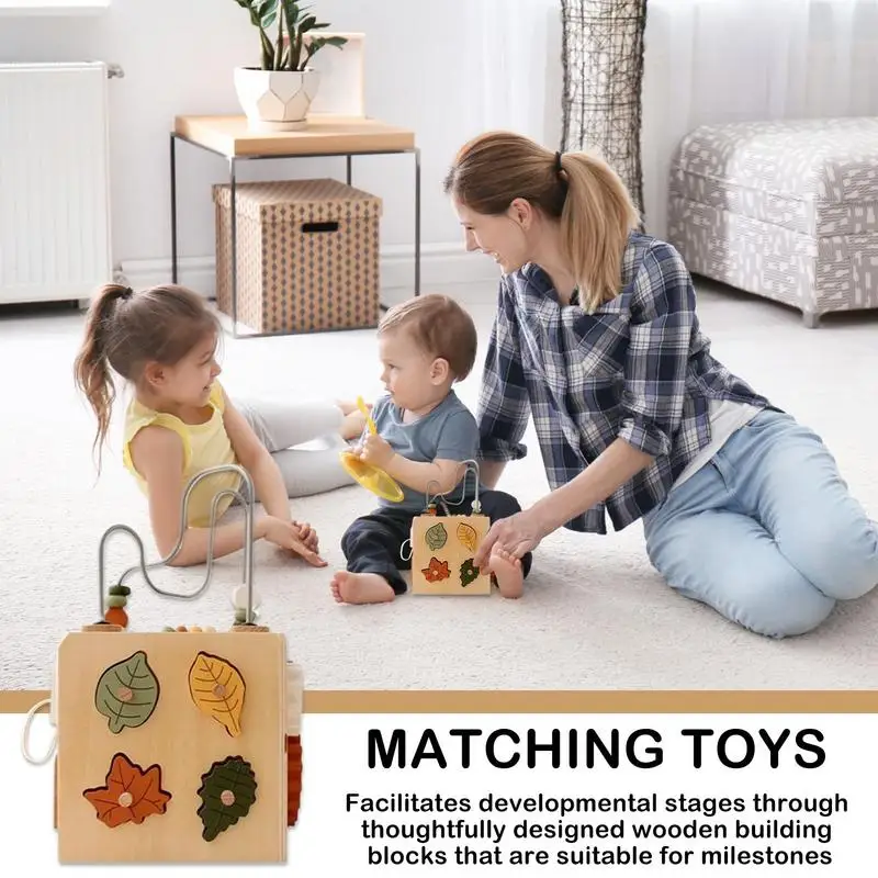 

Wooden Stacking Blocks Wooden Matching Toys Sorting Blocks Educational Learning Game For Ages 1-3 Boy Girl Preschool Kids Home