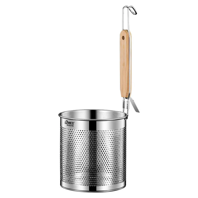 

YJQ stainless steel Malatang colander filter screen, large colander, scalding vegetable basket powder hedge