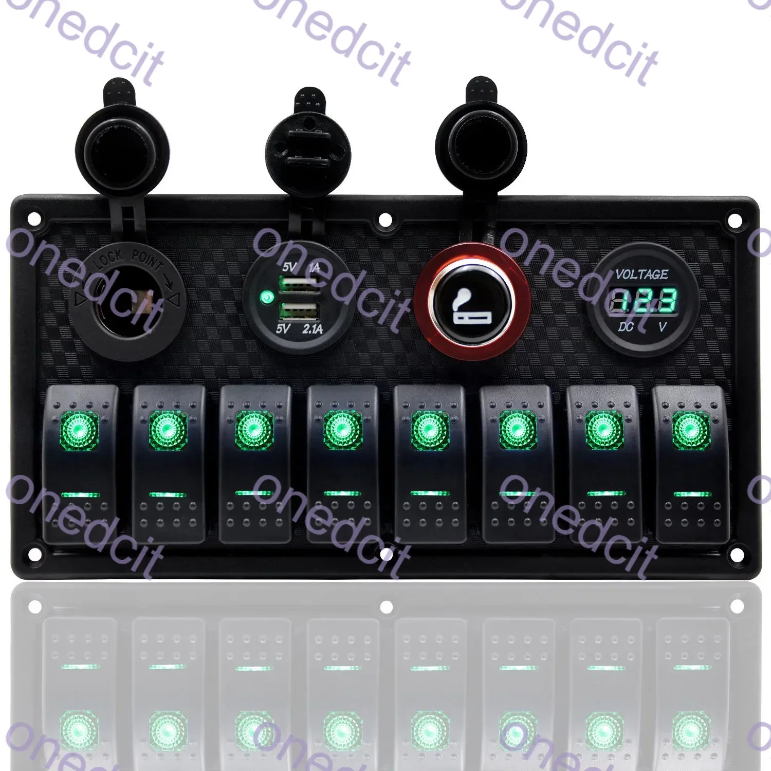 

Marine Yacht Waterproof Rocker Panel, Four Position, Six Position, Eight Position RV Switch Panel