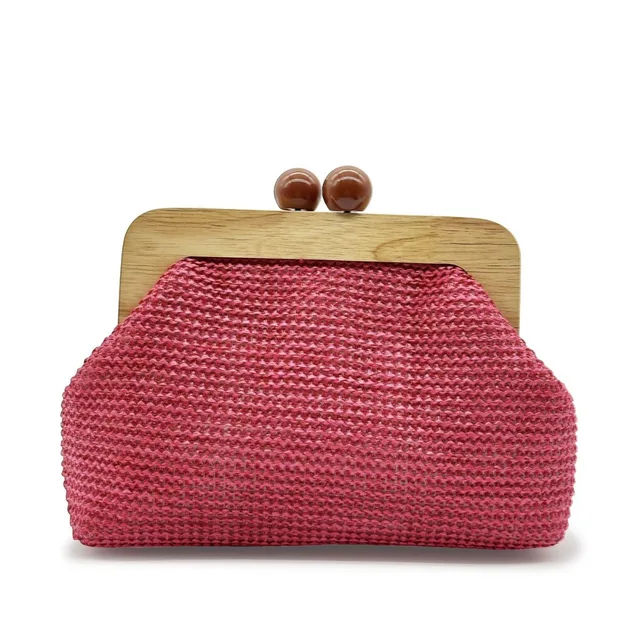 Modne kopertówki z muszli klamerka dla kobiet łańcuchy słomy torby na ramię Crossbody w stylu Casual, letnia torba na plażę eleganckich kopertówka