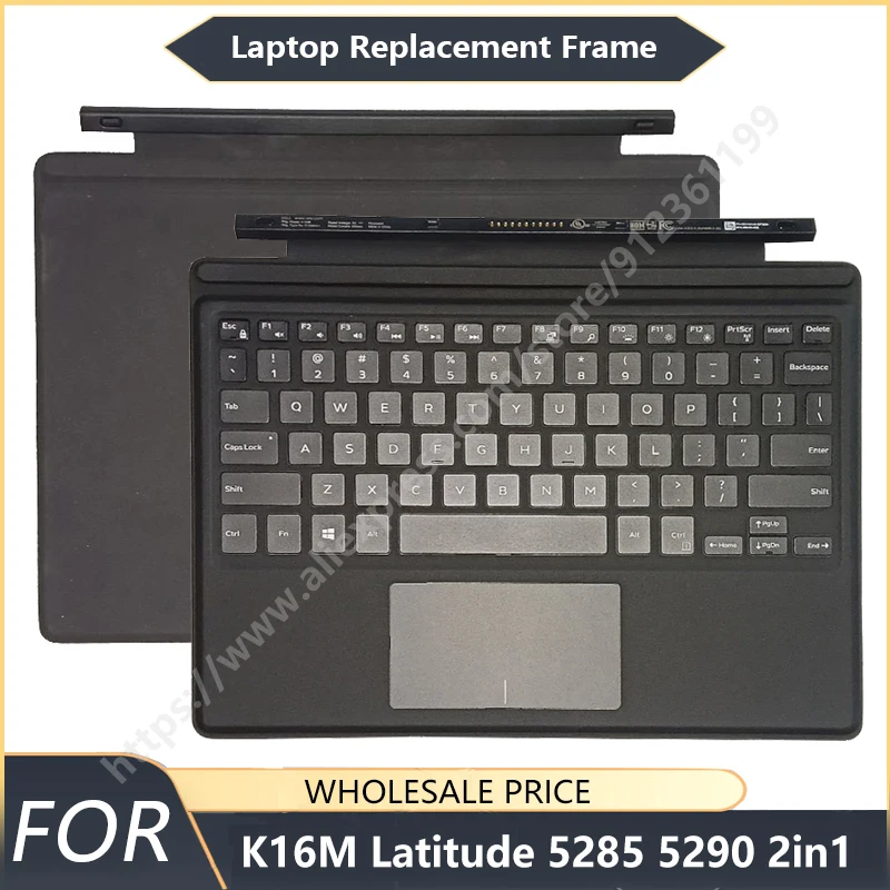 

K16M Magnetic Keyboard For Latitude 5285 5290 2-in-1 Tablet PC Original Magnetic Attraction Keyboard Pad Replacement Accessory